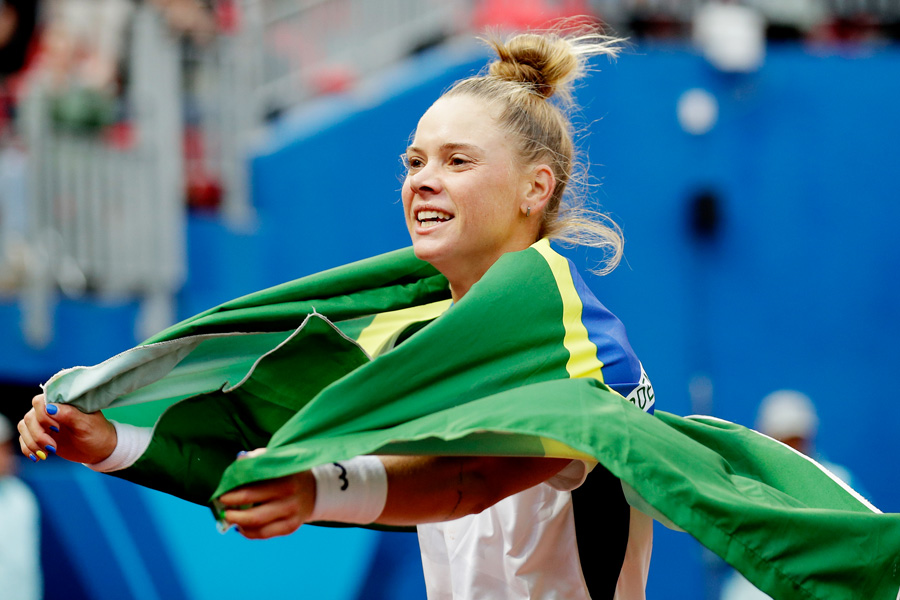 Pan de Santiago: Laura Pigossi leva ouro no tênis feminino e quebra jejum  de 36 anos
